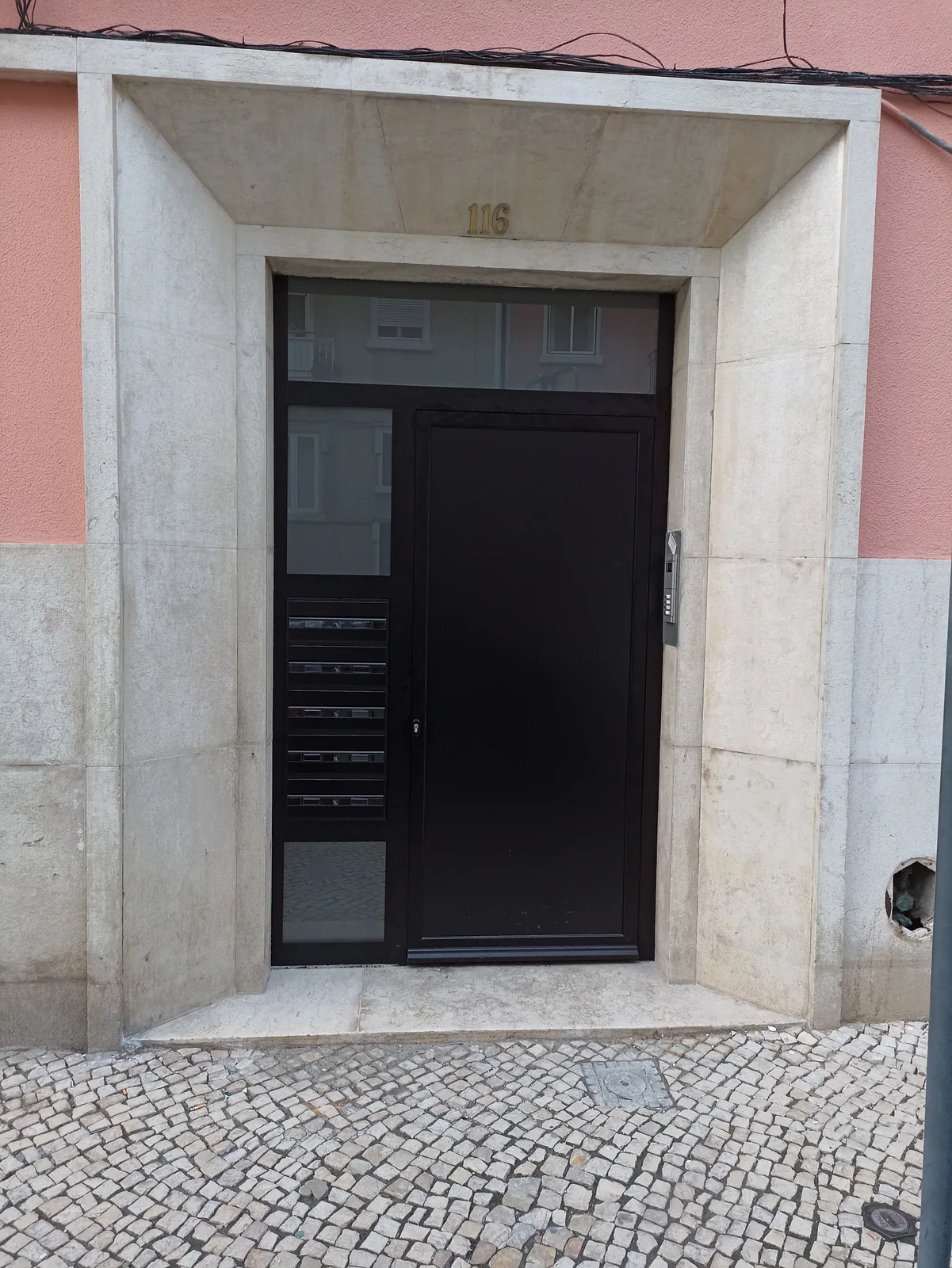 Porta de entrada para prédio